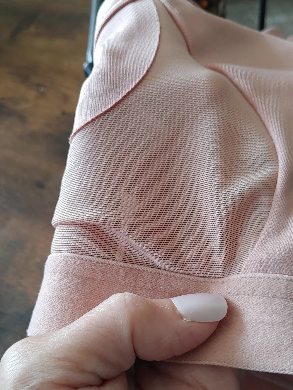 Like New Nike 3X Dri-fit Blush Pink Vented Padded Sexy Sports Bra